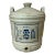 Antique Branded Ceramic Sake Cask For Sale