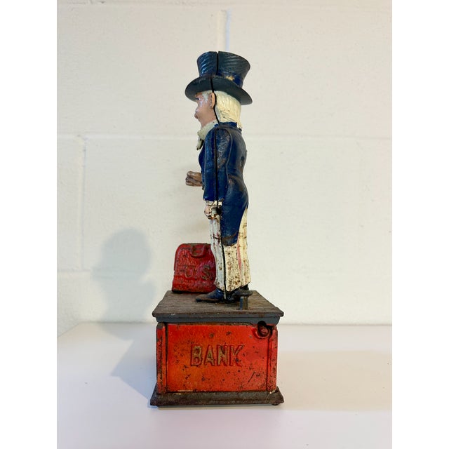 American Vintage Uncle Sam Bank For Sale - Image 3 of 6