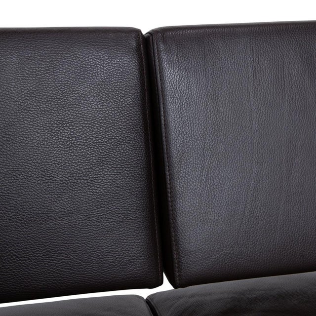 Brown Leather Bench from Venjakob For Sale - Image 4 of 12