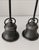 Vintage Wrought Iron Tall Sculptural Flower Shaped Candle Holder ~ Pair For Sale In Atlanta - Image 6 of 10
