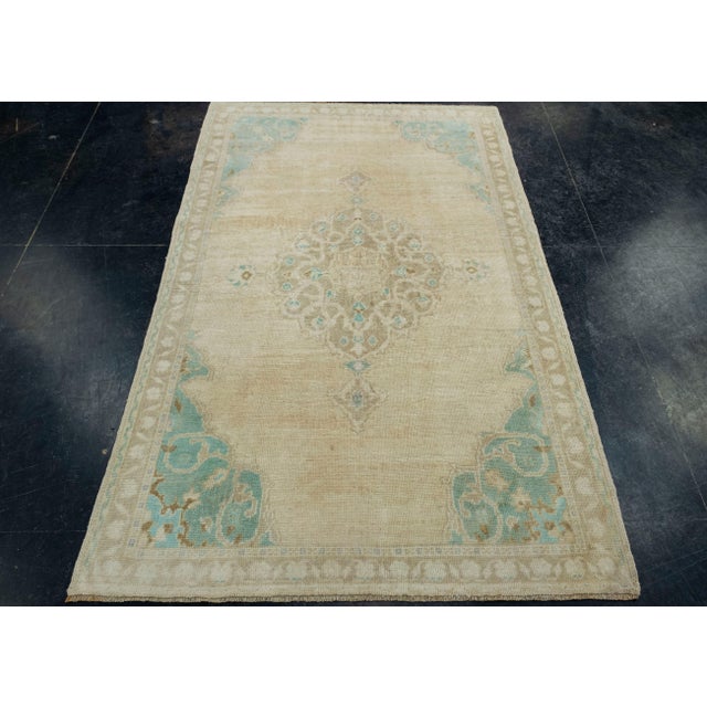 Turkish Vintage Rug 3'11" x 6'4" #17470 Explore a curated collection of hallway runners, wool rugs, and handmade...