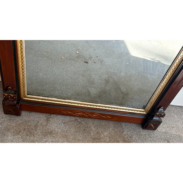 Early 20th Century Antique Victorian Maitland-Smith Style Giltwood Pier Mirror For Sale - Image 5 of 5