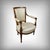 Louis XVI Cabriolet Chair in Beechwood, 1700s, in Restored conditions. Designed before 1890