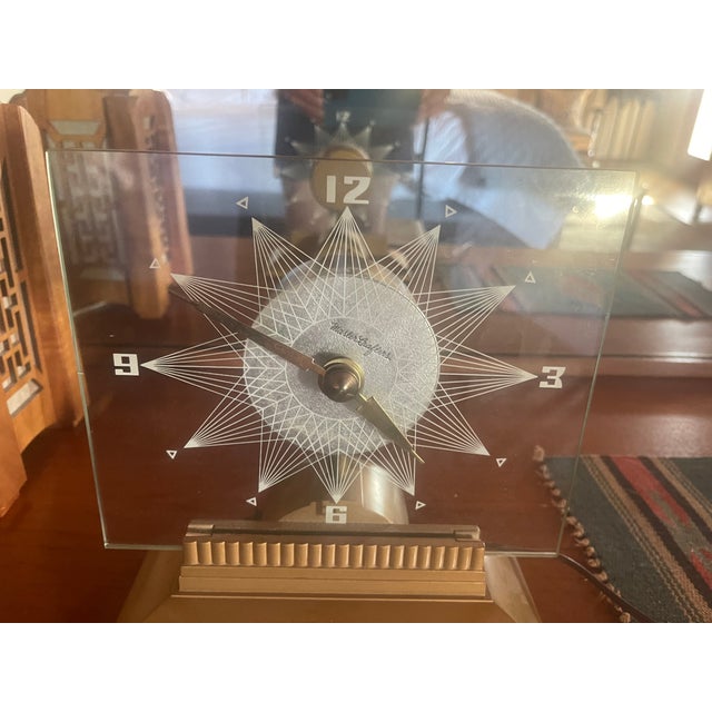 Art Deco Art Deco 1930s Mastercrafters Fantasy Clock Starlight Model - Works Fine For Sale - Image 3 of 11
