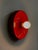 Mid-Century Modern Space Age Red Disc Lamp from Enrico Tronconi, 1970s For Sale - Image 3 of 12