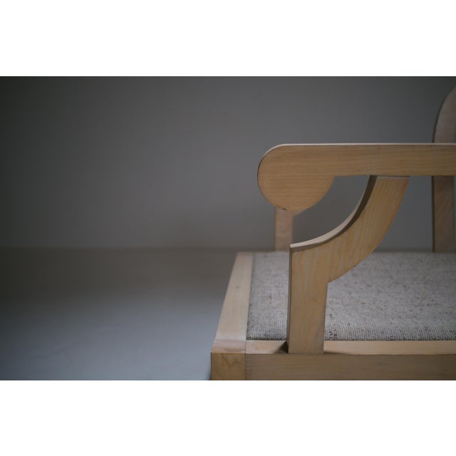 Vintage Georges V Cerused Oak Lounge Chair by Christian Liaigre, 1980s For Sale - Image 14 of 18
