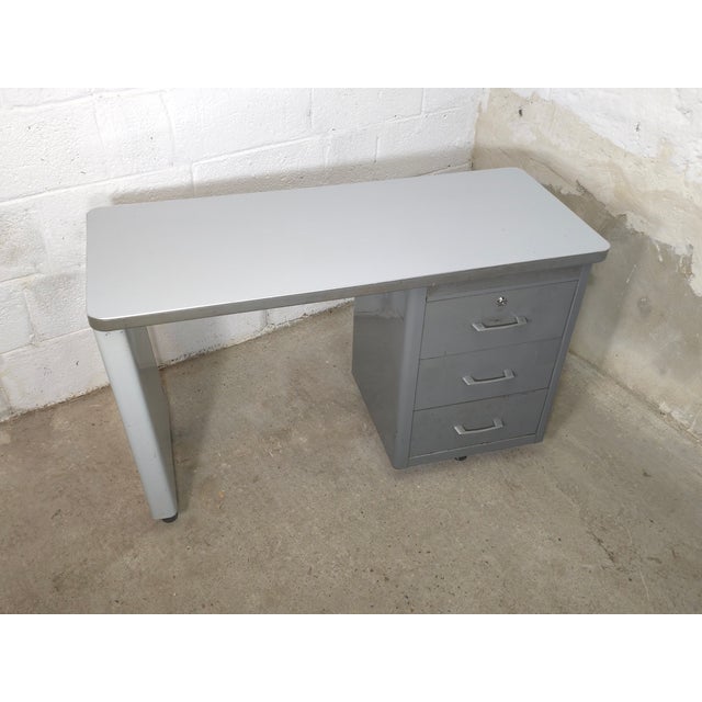 Small Vintage Desk from Roneo, 1950s For Sale - Image 11 of 11