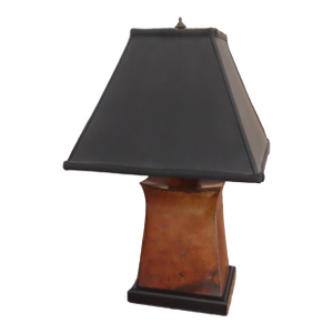 Vintage Frederick Cooper Copper Lamp With Original Lamp Shade