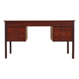 Danish Teak Desk, 1970s For Sale