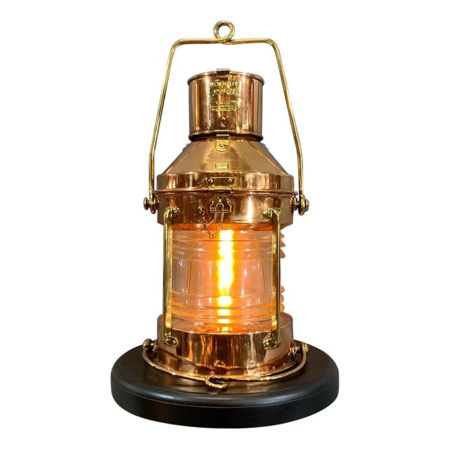 Copper Ship’s Lantern by English Maker Meteorite For Sale