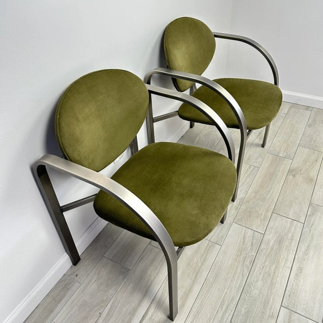 Design Institute of America Postmodern Side Chair- A Pair For Sale - Image 11 of 13
