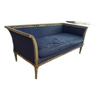 Antique Carved Frame Sofa/Daybed For Sale