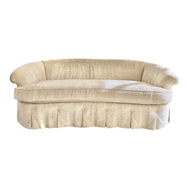 Kravet Classic Curved Sofa Chairish
