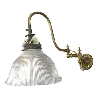 Articulated Wall Sconce by Holophane, 1890s For Sale