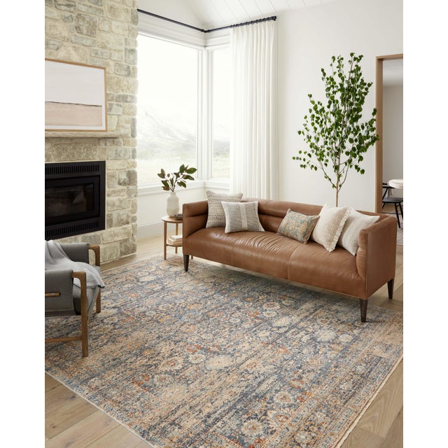 Designed in an expertly distressed antique style, the Blake Rug Collection by Angela Rose x Loloi features traditional...