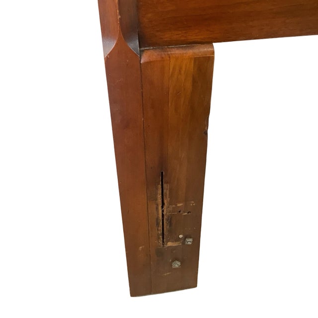 Mid-Century Bowtie Walnut Headboard, Full/Queen 60” For Sale - Image 10 of 12