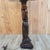 Antique Carved Walnut Figural Lamp With Shade For Sale - Image 4 of 10