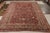 Enjoying the artistic vision of one of the finest German workshops circa 1920-1930, this 8x11 ode to antique Persian Heriz...