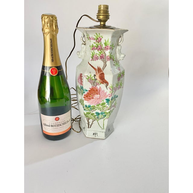 Chinese Porcelain Vase Shapee Table Lamp, China, 1880s For Sale - Image 9 of 10