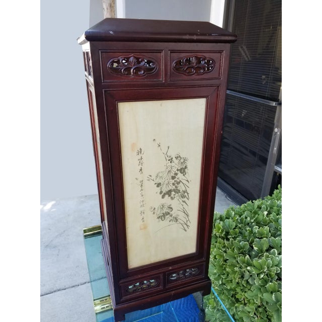 Brown 1970s Vintage Japanese Table Lamp For Sale - Image 8 of 18