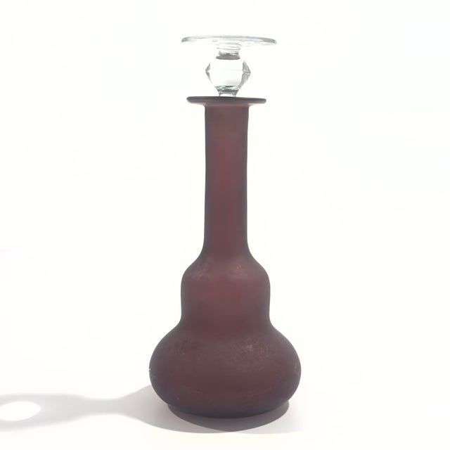 Lavender Lilac & Lapis Eclectic Glass Bottle Curation - Group of 10 For Sale - Image 11 of 17