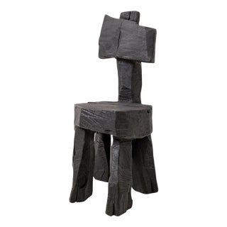 Brutalist Sculptural Chair by Logniture For Sale