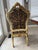 Very Rare..... 8 Maitland Smith dining chairs, gold gilded in excellent showroom condition. Production date is not certain...