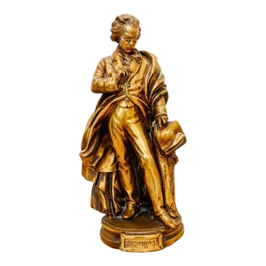 Baroque Gilt Plaster Beethoven Sculpture