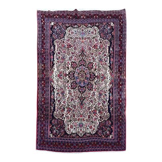 Vintage Persian Bijar Wool Rug 7’3” X 11’3” For Sale