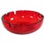 Vintage Mid-Century Glass Ruby Red Cigar Ashtray For Sale - Image 9 of 9