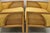 Mid Century Modern Hollywood Regency Sculpted Wood & Cane Lounge Chairs - Pair For Sale - Image 11 of 12