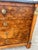 French 19th Century Empire Marble Top Burl Walnut Commode For Sale - Image 4 of 12