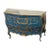 Single Royal Blue and Parcel-Gilt Decorated Bombay Commode or Chest For Sale