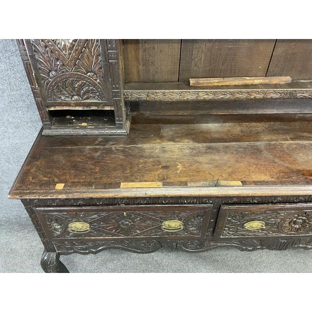 Ornate Antique Stepback Sideboard For Sale - Image 13 of 18