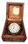 Longines Marine Chronometer Clock in Mahogany Gimbal Box, 1920 For Sale