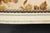 Antique French Louis XVI Style Distressed Painted Settee For Sale - Image 9 of 12
