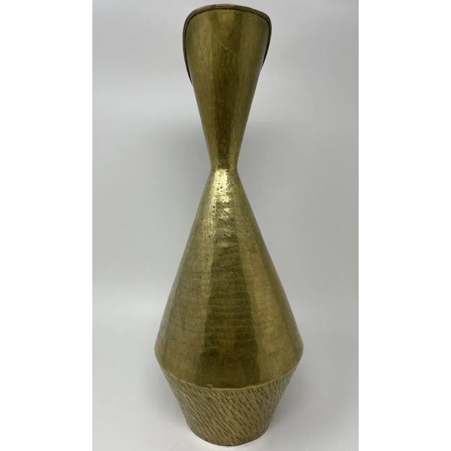 Vintage Golden Brass Jug For Sale - Image 4 of 13