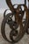 Pietra Dura Style Iron Base Marble Top Table For Sale - Image 9 of 12