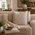 Nelly Floral Linen Pillow For Sale - Image 9 of 9
