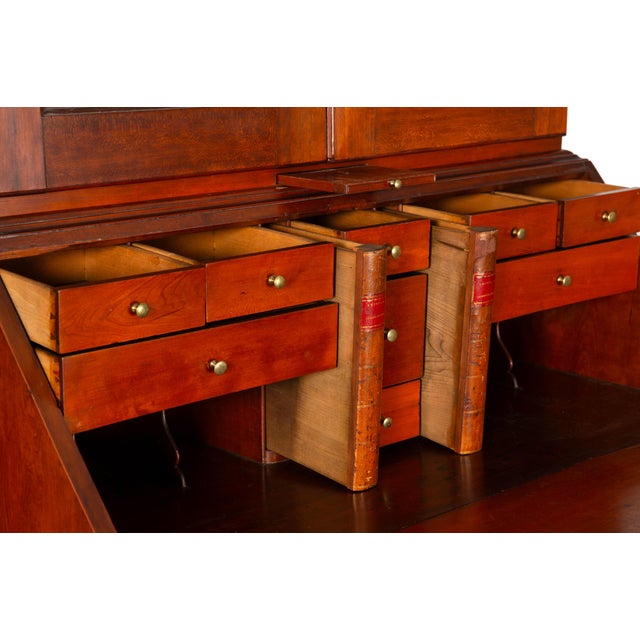 Fine Chippendale Secretary Desk “American Independence” For Sale - Image 13 of 18