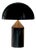 Large Atollo Table Lamp in Black Metal by Vico Magistretti for Oluce For Sale