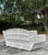 Vintage Coastal Stick Rattan Sofa After Bielecky Brothers For Sale In West Palm - Image 6 of 12