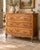 Brown Scandinavian Louis XV Style Chest of Drawers, 1950s For Sale - Image 8 of 10
