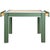 Worlds Away Matthew Izzo Home Jackie Matte Green Lacquer Game Table With Matte White Lacquer Edging and Natural Grasscloth Inlay For Sale - Image 4 of 8