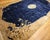 Art Deco Antique Art Deco Chinese Oversized Rug, Handwoven Wool, Cranes & Butterflies Design, Navy & Tan, 14' X 19' For Sale - Image 3 of 17