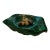 Chunk of Natural Green Malachite - Paperweight or Decorative Vanity Dish For Sale