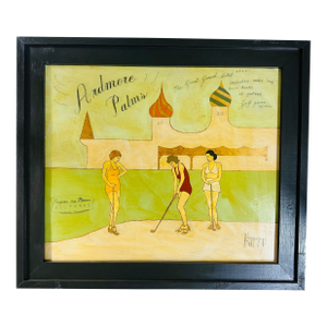 Outsider Art Painting, Framed