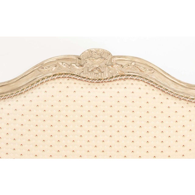 Late 20th Century Louis XV Style White Painted Fauteuils, Pair For Sale - Image 5 of 8