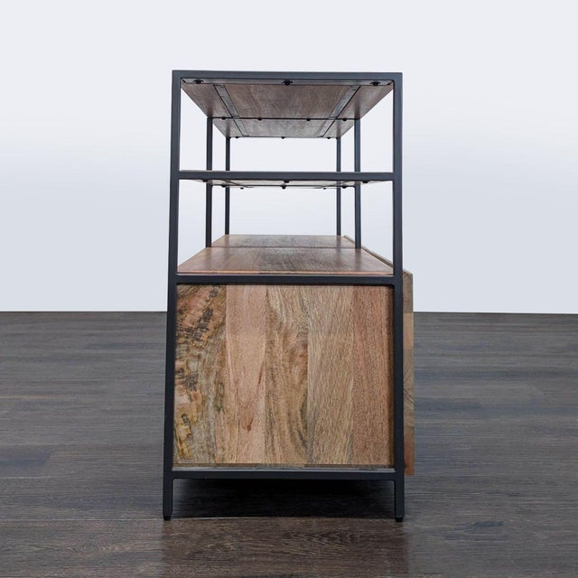 West Elm West Elm Industrial Modular Media Console For Sale - Image 4 of 8