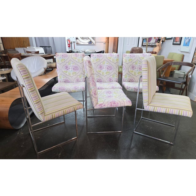 Milo Baughman for Thayer Coggin Milo Baughman Model 1187-110 Dining Chairs-Set of 6 For Sale - Image 4 of 8